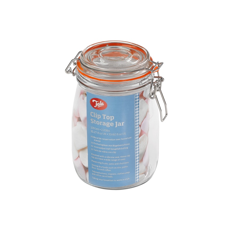 Classic Airtight Lever Arm Storage Jar - 950ml / 2lb
