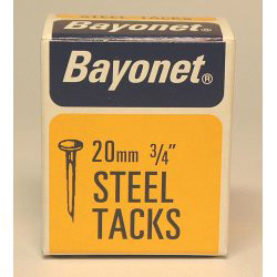 Tacks (Fine Cut Steel) - Blue (Box Pack) - 20mm