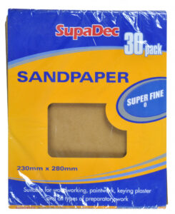 General Purpose Sandpaper - Pack 30 Super Fine 0