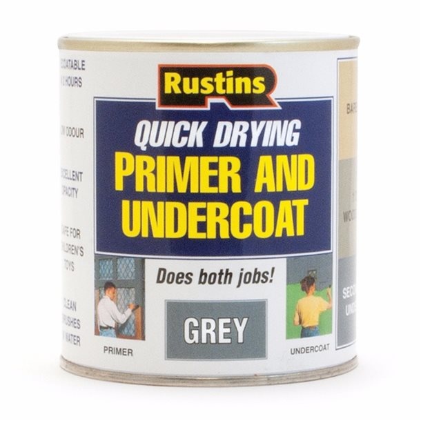 Quick Dry Primer & Undercoat 500ml - Grey