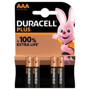 Plus AAA Batteries - Pack 4