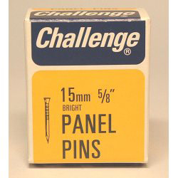 Panel Pins - Bright Steel (Box Pack) - 15mm