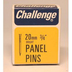 Panel Pins - Bright Steel (Box Pack) - 20mm