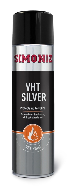 Very High Temperature Paint - 500ml Silver