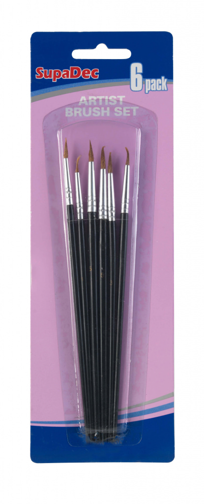 Artist Brush Set - 6 Piece