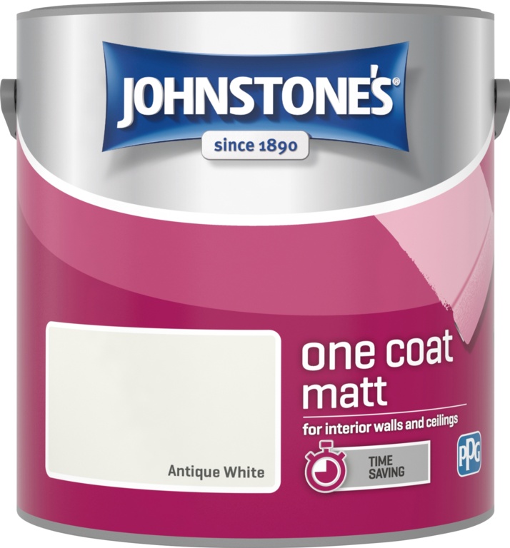 One Coat Matt 2.5L - Antique White