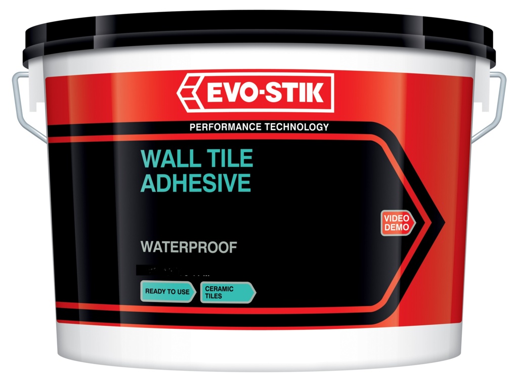 Tile A Wall Waterproof Adhesive & Grout for Ceramic & Mosaic Tiles - White - 2.5L