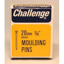 Moulding Pins (Veneer Pins) - Bright Steel (Box Pack) - 20mm