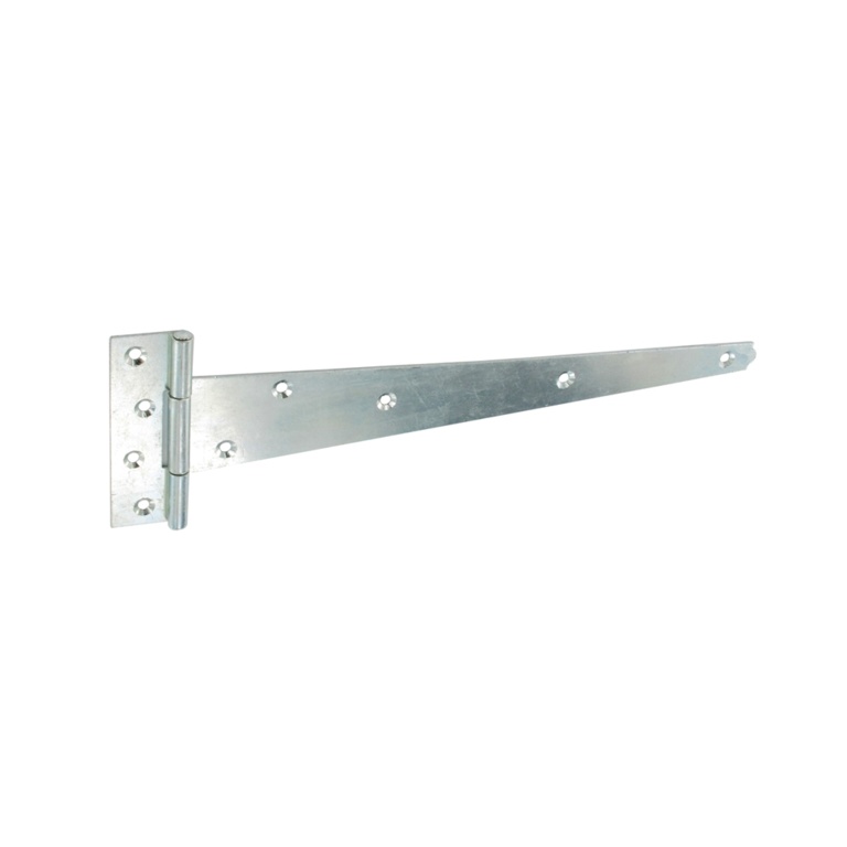 Heavy Zinc Plated Tee Hinges - 250mm (10") - Pair