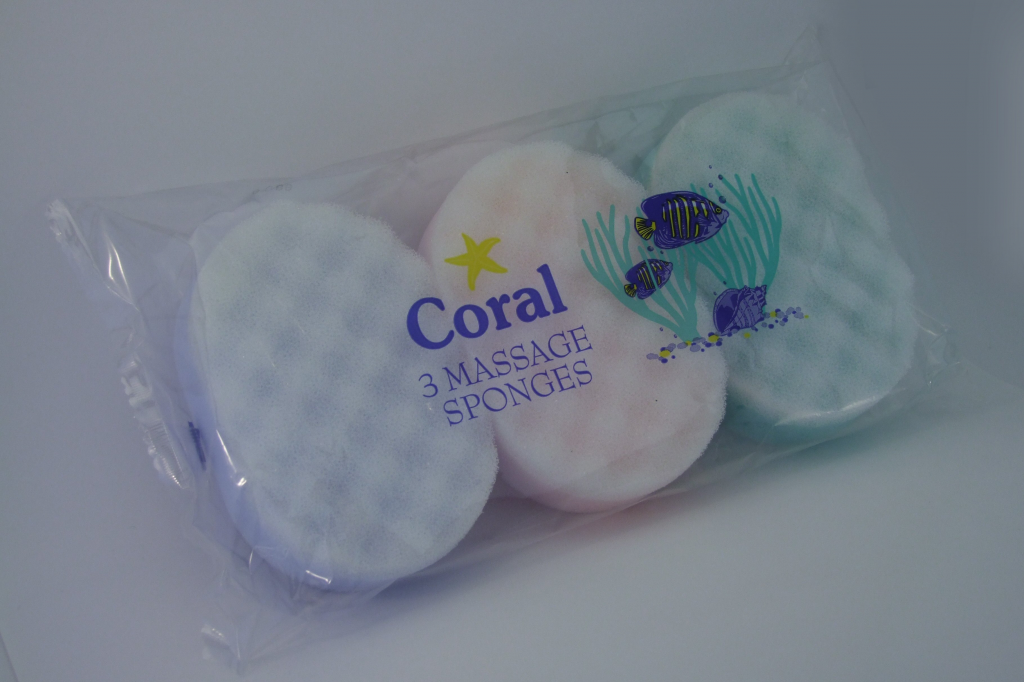 Massage Sponge - Pack 3