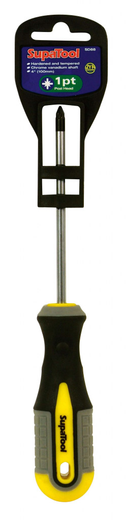 Pozi Head Screwdriver - 100mm x 1pt
