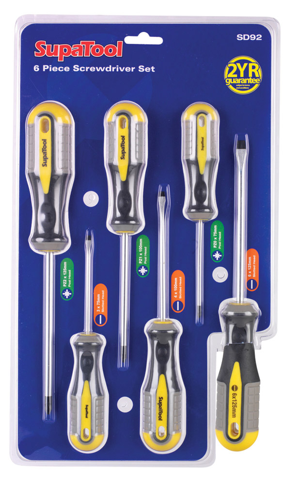 Screwdriver Set - 6 Piece