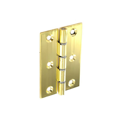 Brass Butt Hinge - 75 x 50mm Pack 20