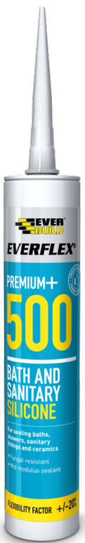 Everflex 500 Bath & Sanitary Silicone 310ml - White