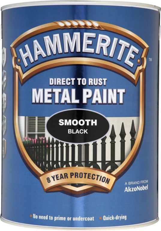 Metal Paint Smooth 5L - Black