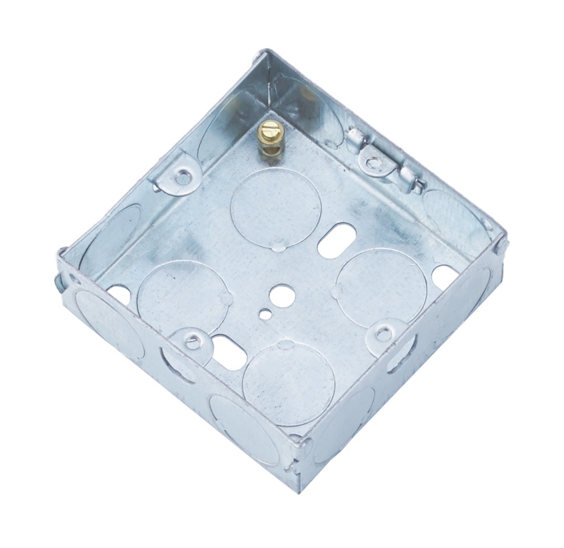 Metal Back Box 1 Gang 25mm - Box of 10
