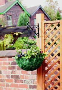 Hanging Basket Bracket - 25cm/10" Black