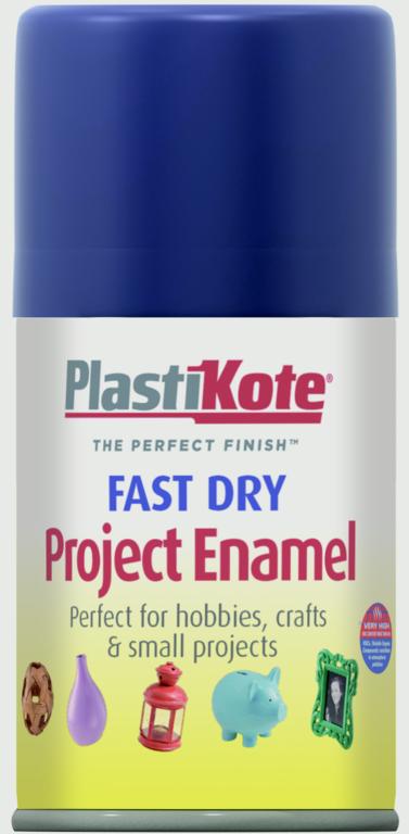Fast Dry Enamel Aerosol Paint - Night Blue - 100ml