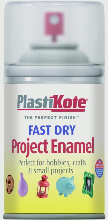 Fast Dry Enamel Aerosol Paint - Clear - 100ml