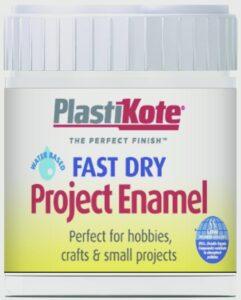 Fast Dry Enamel Brush On - Gloss White - 59ml Bottle