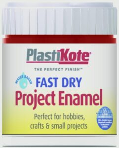 Fast Dry Enamel Brush On - Red Metallic - 59ml Bottle