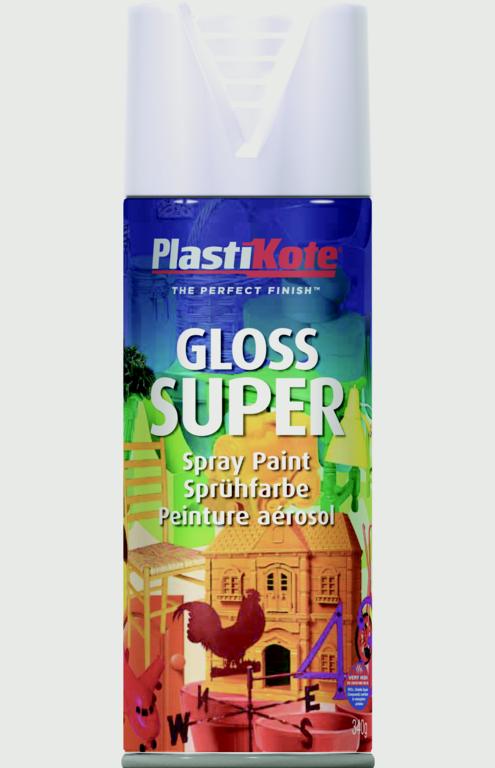Gloss Super Aerosol - White - 400ml