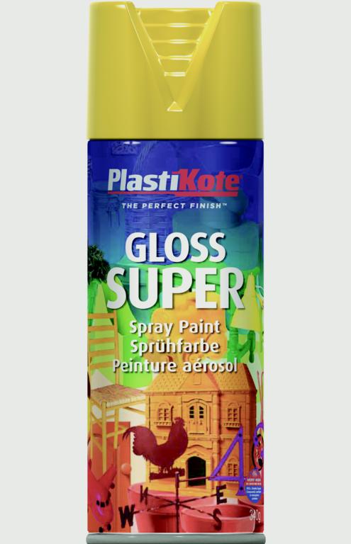 Gloss Super 400ml Aerosol - Yellow