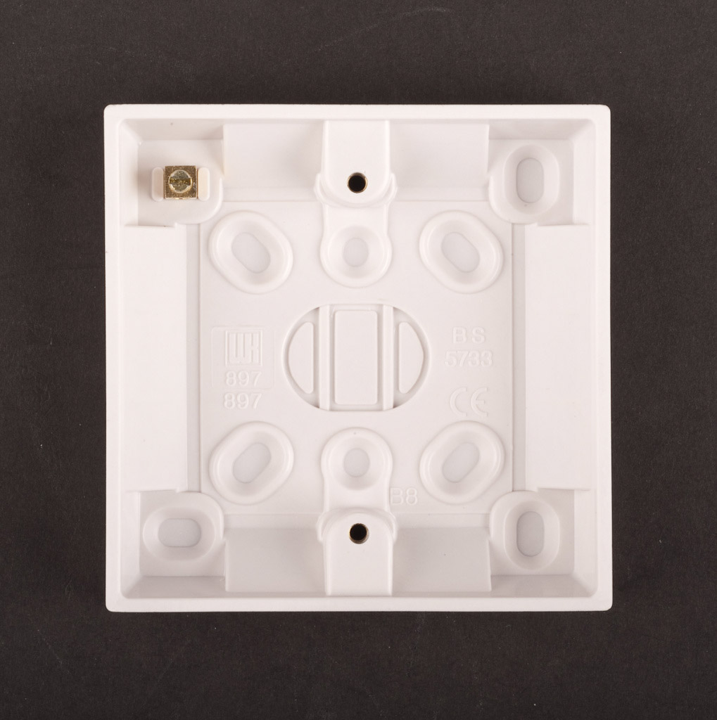 16mm Plastic Box for Switches - Pack 5