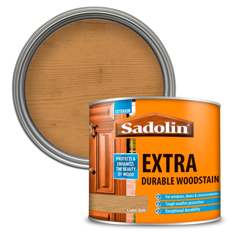 Extra Durable Woodstain - 500ml Light Oak