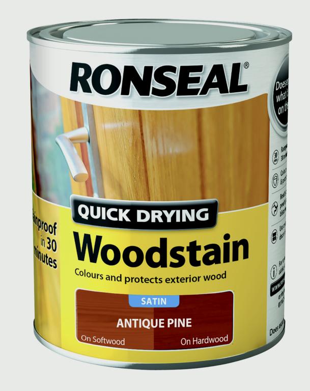 Quick Drying Woodstain Satin 750ml - Antique Pine