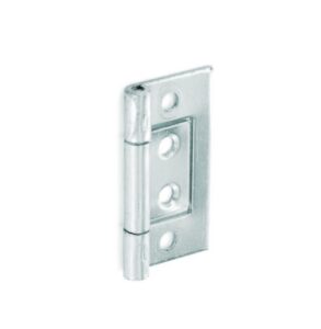 Flush Hinges Zinc Plated (Pair) - 40mm