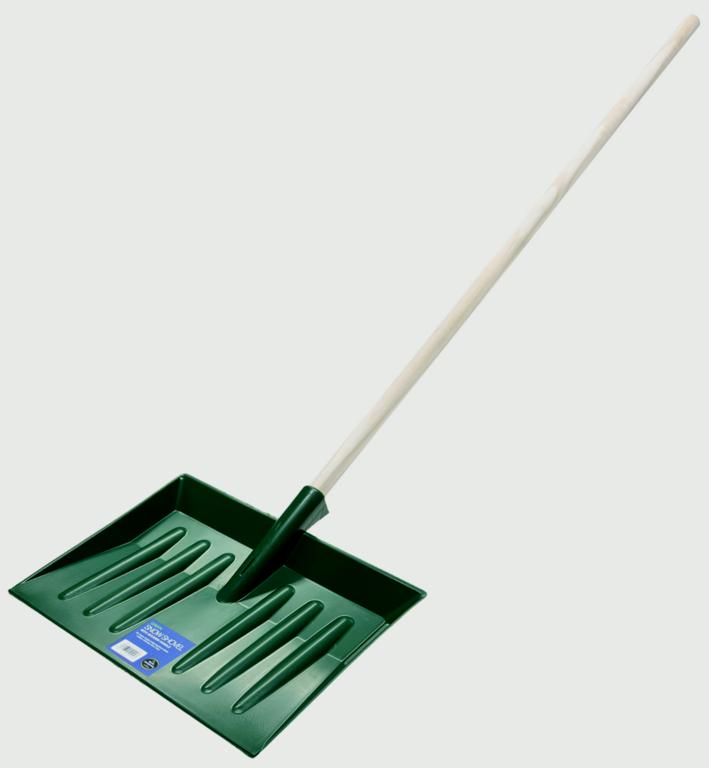 Green Snow Shovel & Handle