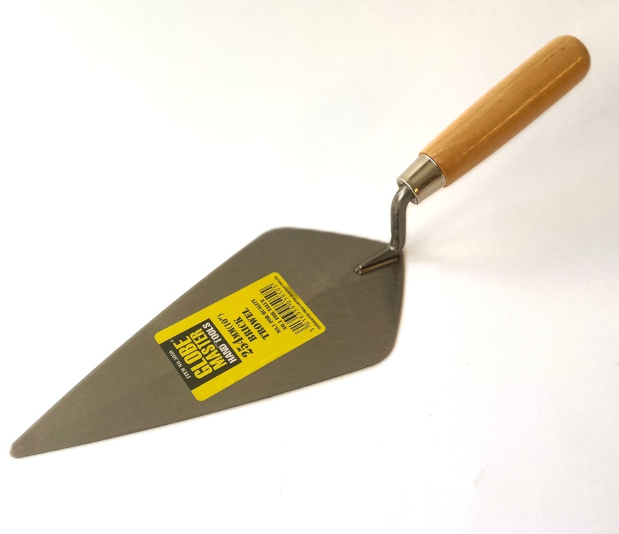 Brick Trowel with Wood Handle - 254mm (10")
