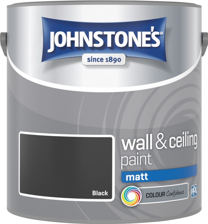 Wall & Ceiling Matt 2.5L - Black