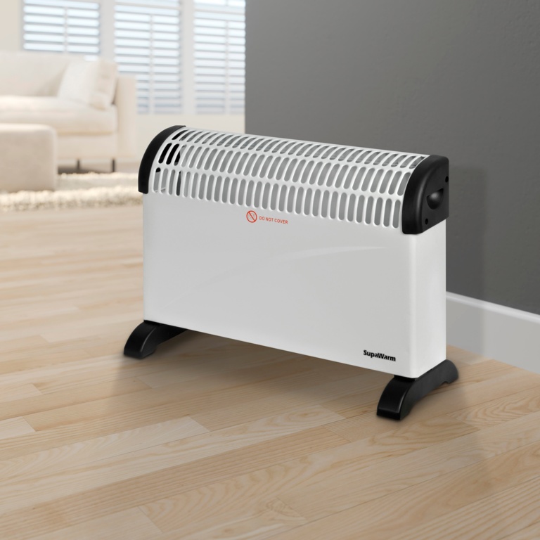 Convector Heater 2000w - Size: 535mm(w)x200mm(d)x385mm(h)