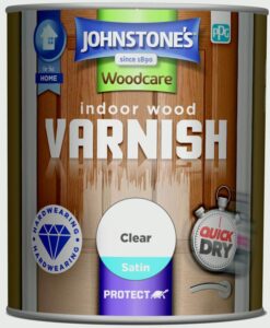 Indoor Wood Varnish - Clear Satin - 750ml