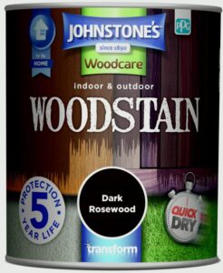 Indoor & Outdoor Woodstain 750ml - Dark Rosewood