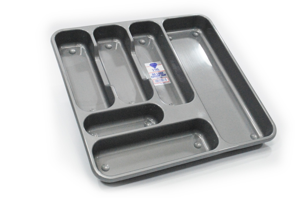 Large Cutlery Tray - Silver