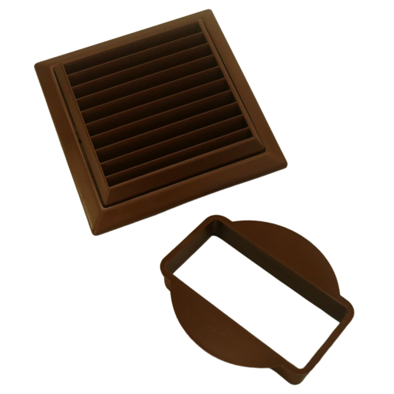 Exterior Grille Wall/Ceiling Vent - Brown