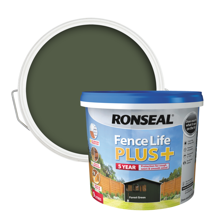 Fence Life Plus 9L - Forest Green