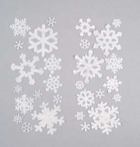 Snowflake Window Sticker Set - 13 Pack