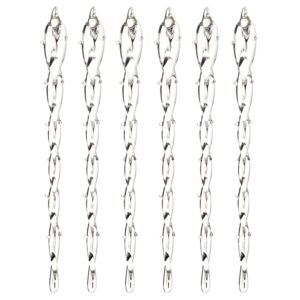 Glass Icicles Set - 6 Piece