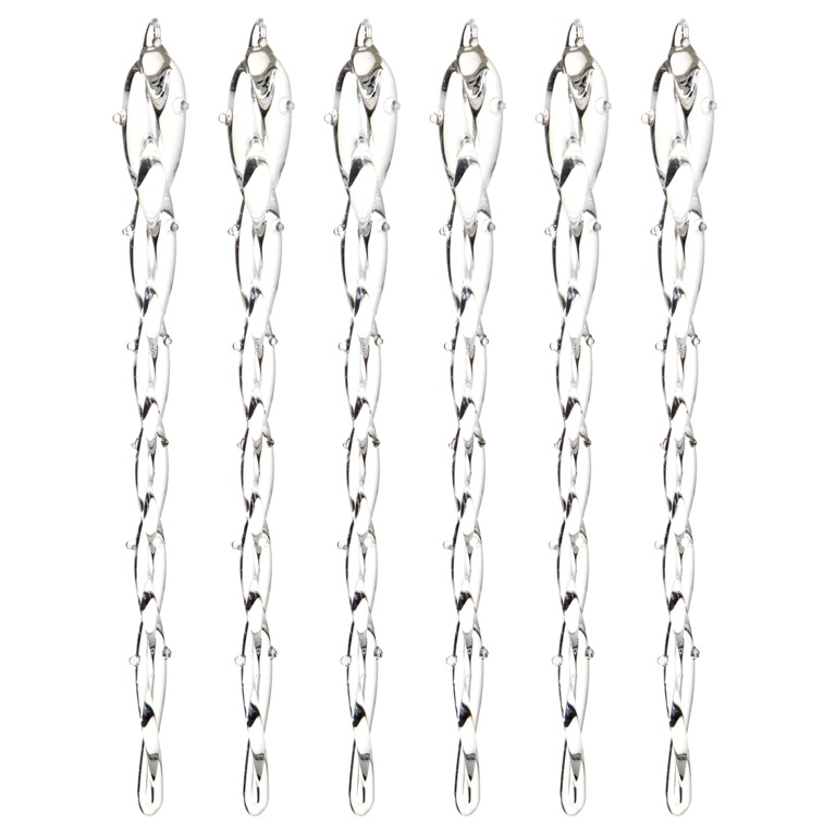 Glass Icicles Set - 6 Piece