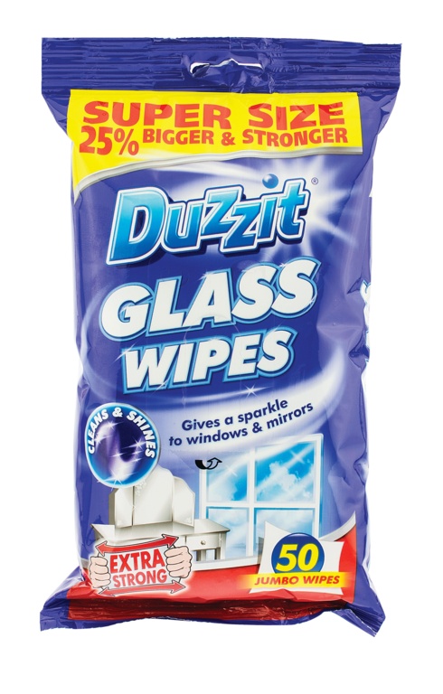 Glass Wipes - 50 Pack