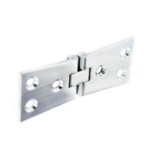 Chrome counterflap hinges - 100mm