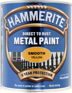 Metal Paint Smooth 750ml - Yellow