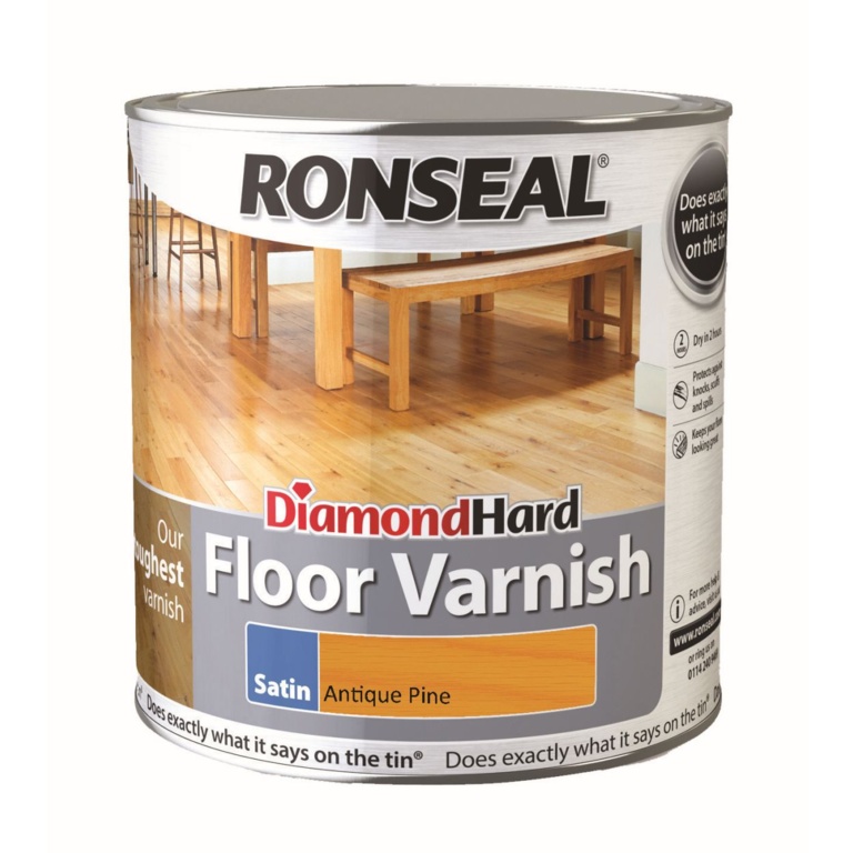 Diamond Hard Coloured Floor Varnish 2.5L - Antique Pine