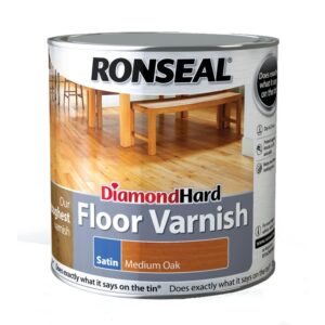 Diamond Hard Coloured Floor Varnish 2.5L - Medium Oak