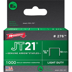 JT21/T27 Staples - 10mm 3/8in (1000)