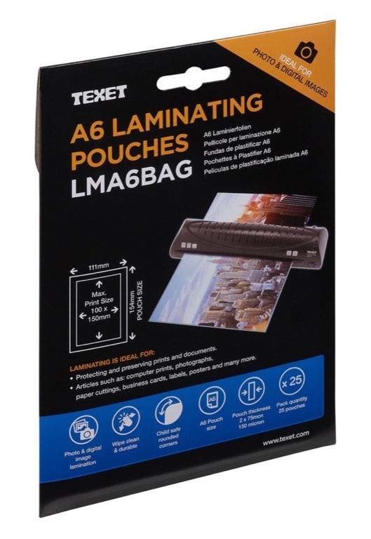 Laminating Pouches A6 - Pack of 25